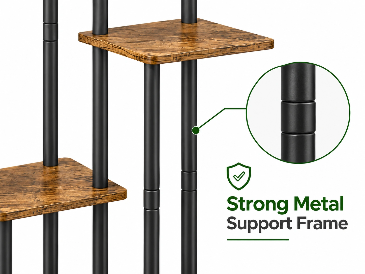 Strong Metal Support Frame