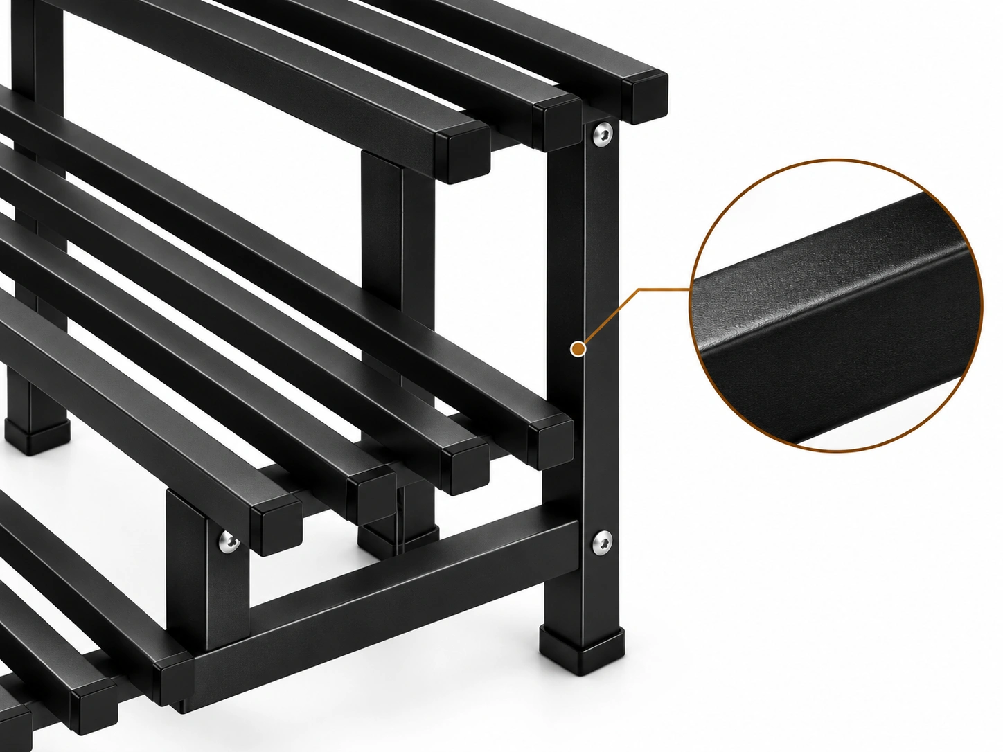 Durable Powder-Coated Finish