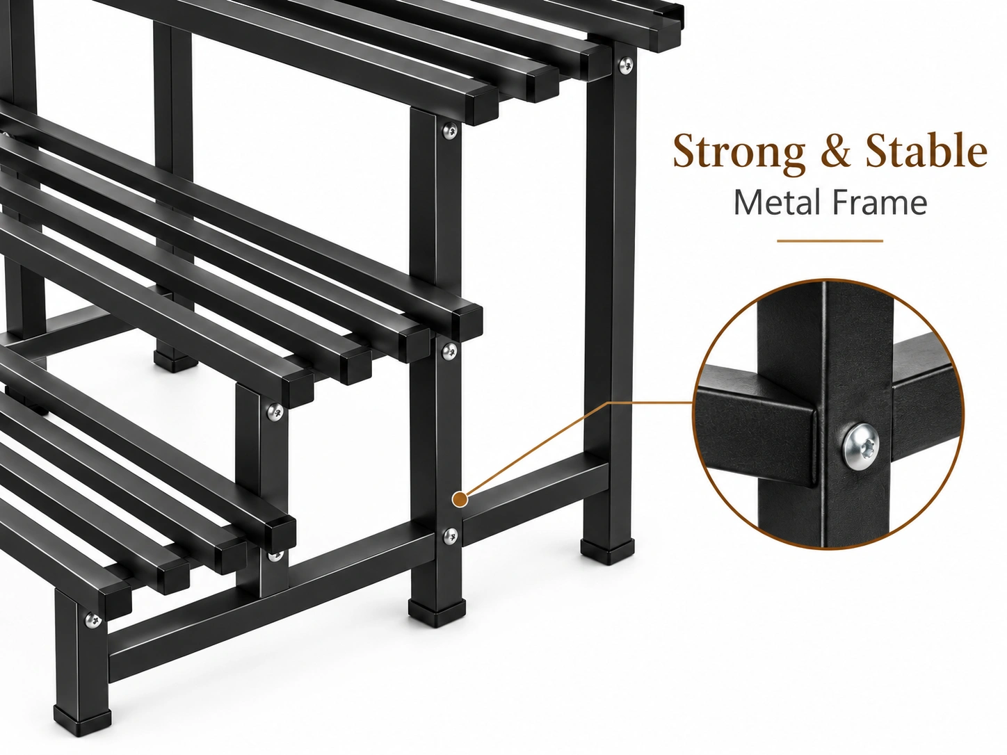 Strong & Stable Metal Frame