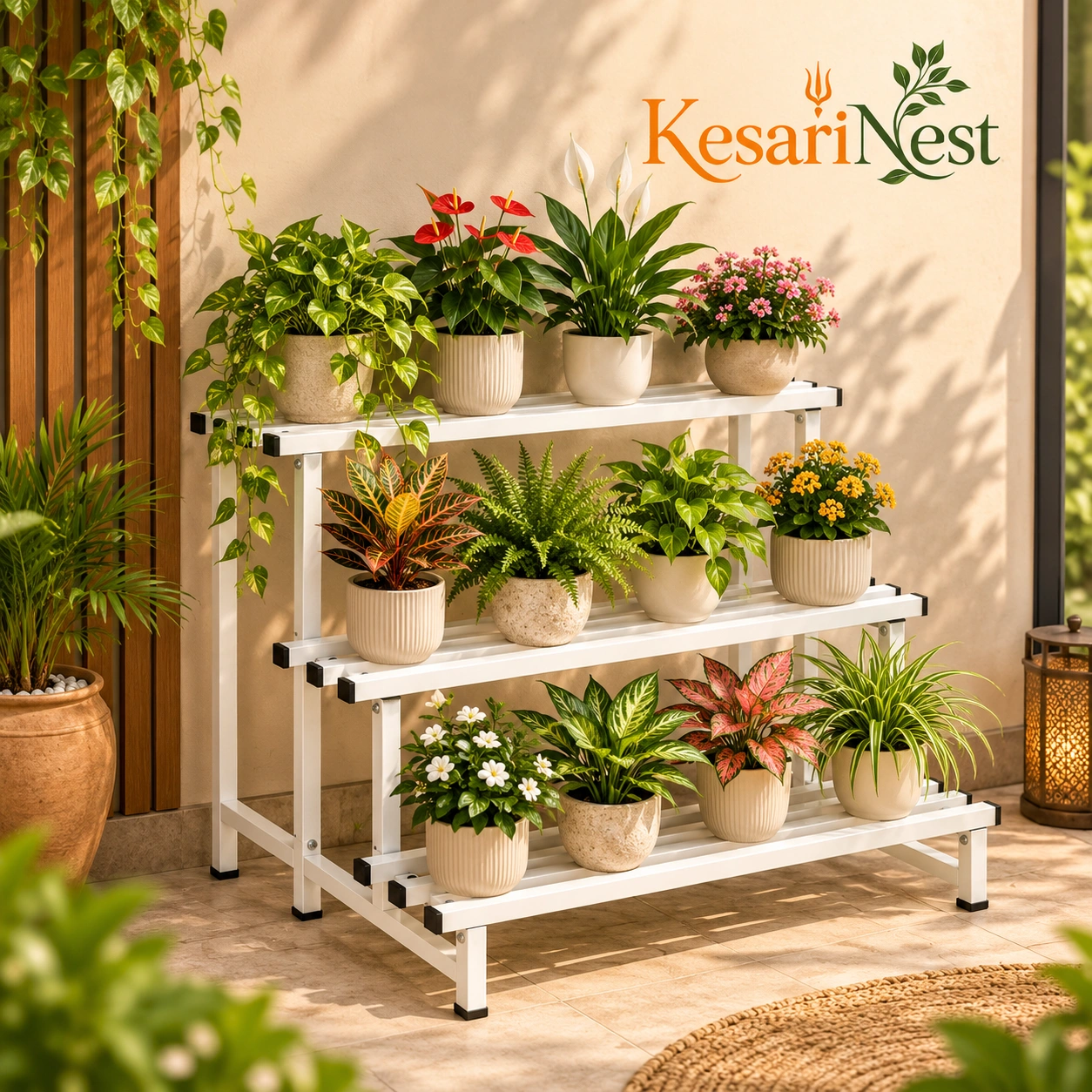 3-Tier Heavy Duty Metal Plant Stand — slide 5