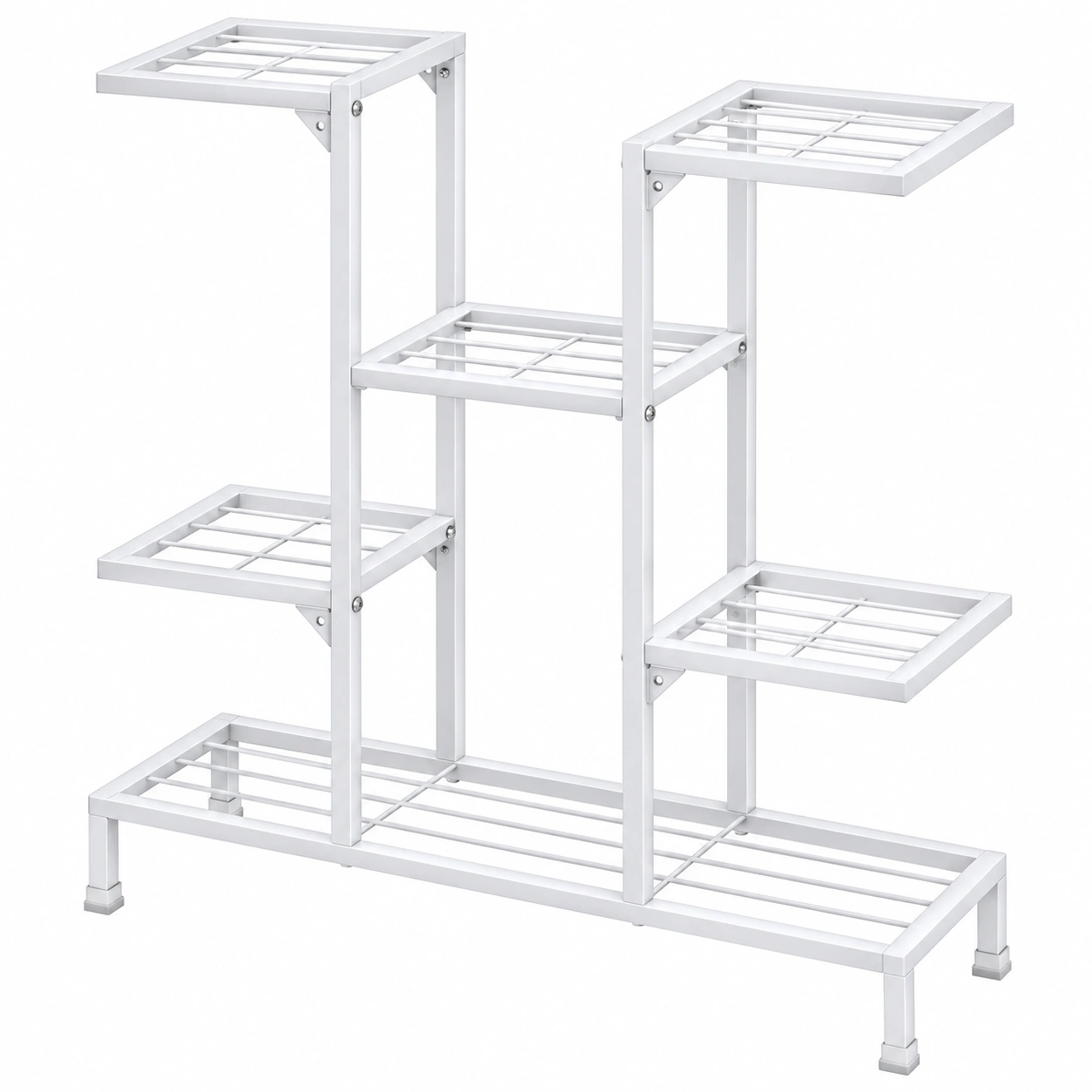 8-Tier Metal Plant Stand for Indoor