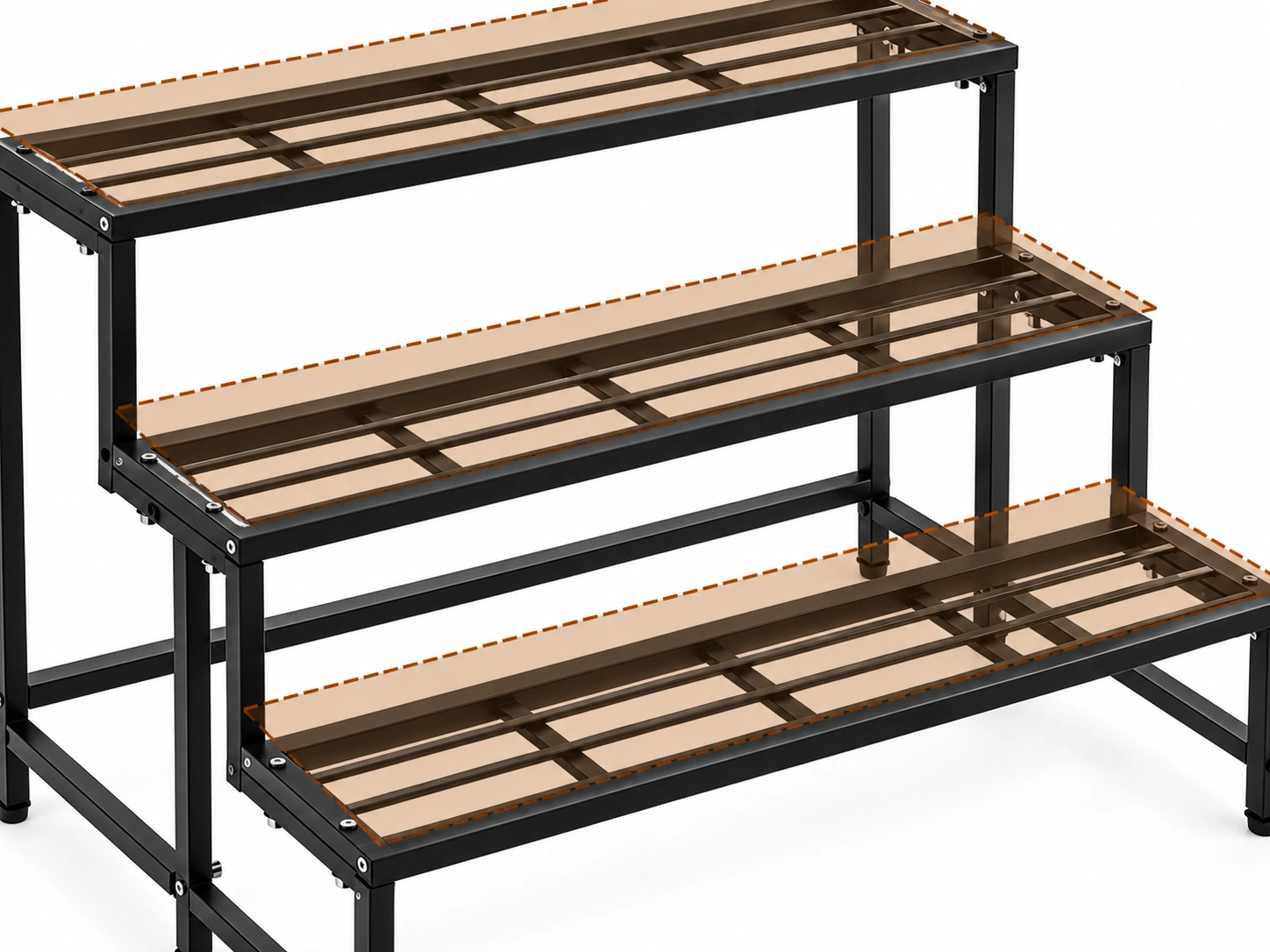 Spacious 3-Tier Design