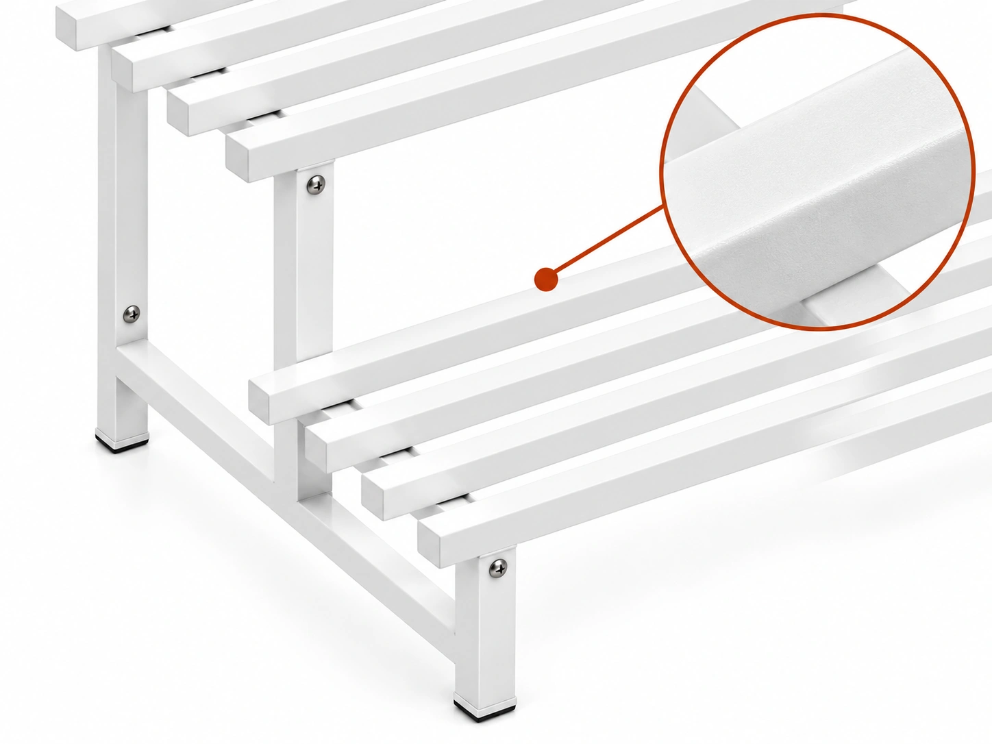 Durable Powder-Coated Finish