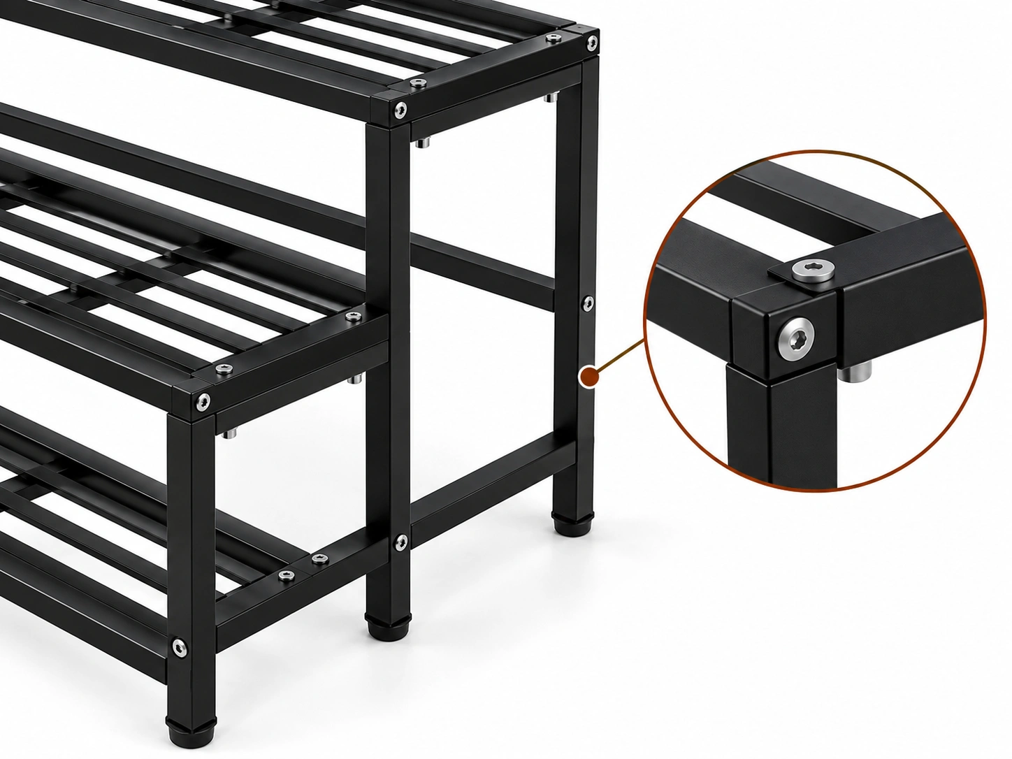 Heavy-Duty Metal Frame