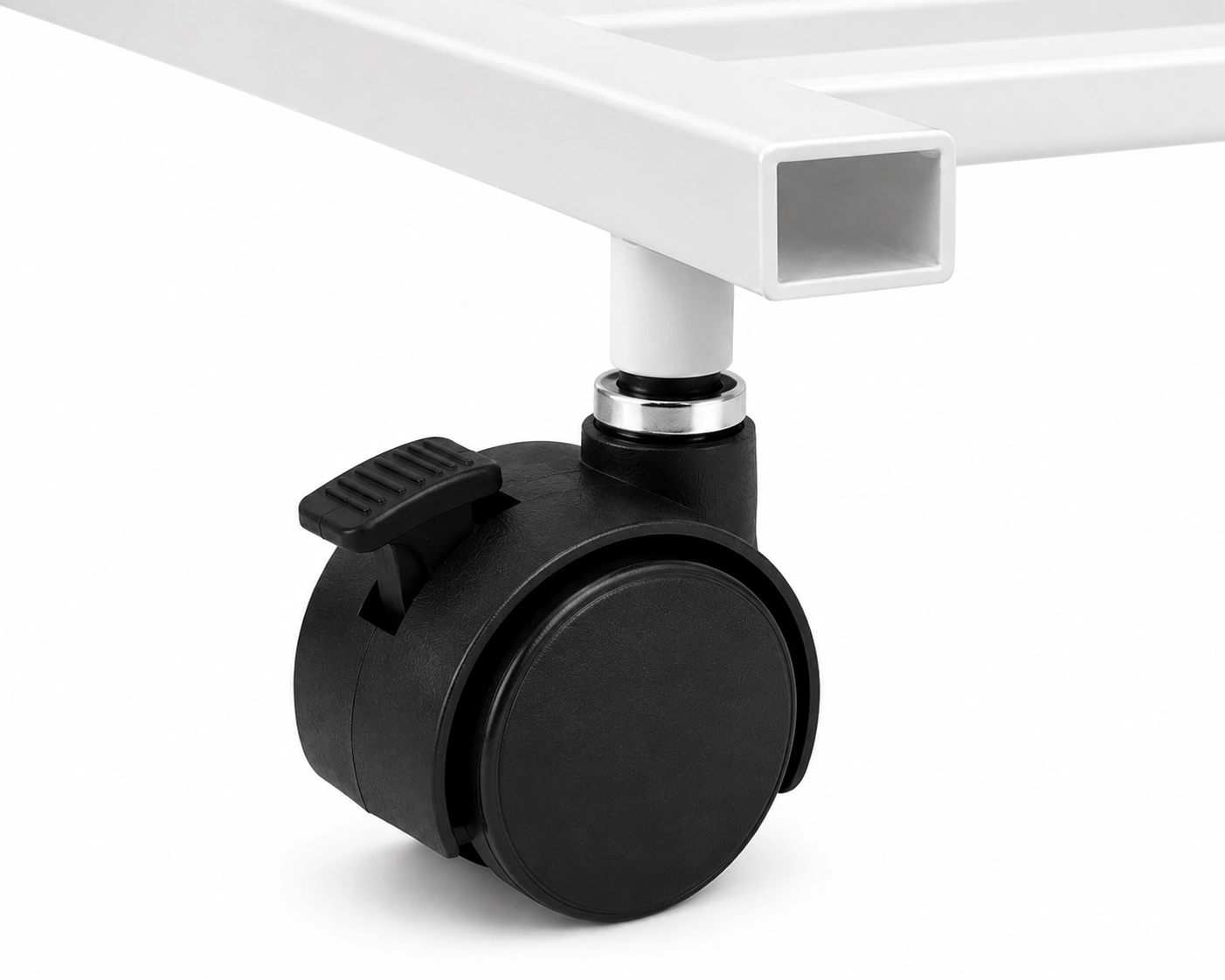 Smooth-Rolling Lockable Wheels