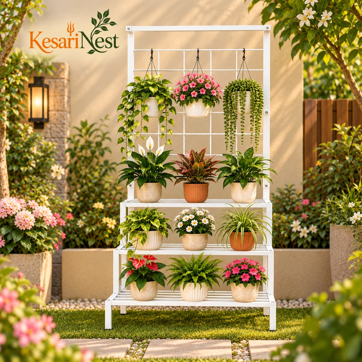 4-Tier Flower Pot Rack for Home & Balcony — slide 6