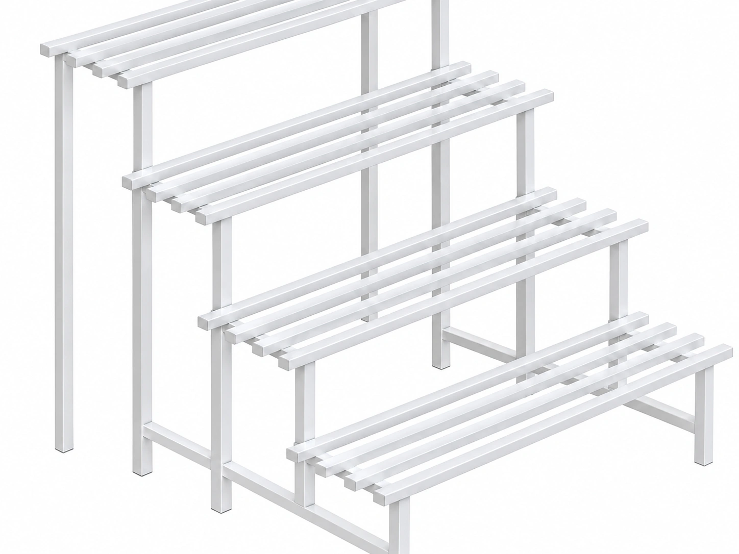 Space-Saving 4-Tier Design