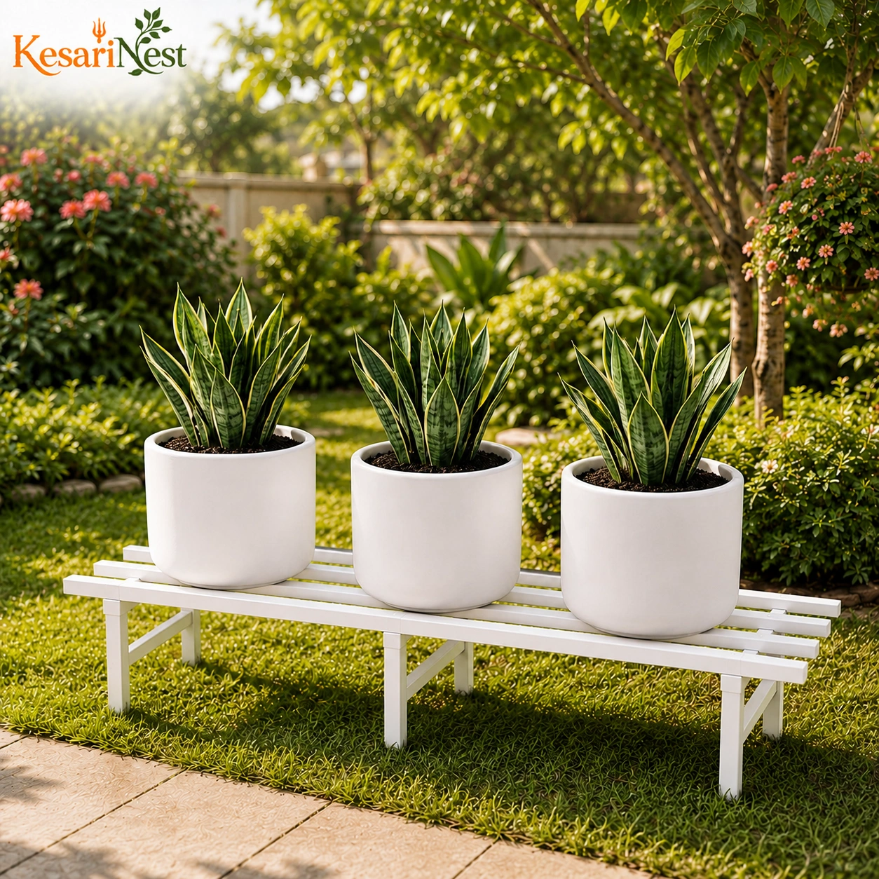 Heavy Duty Balcony Planter Stand view 6