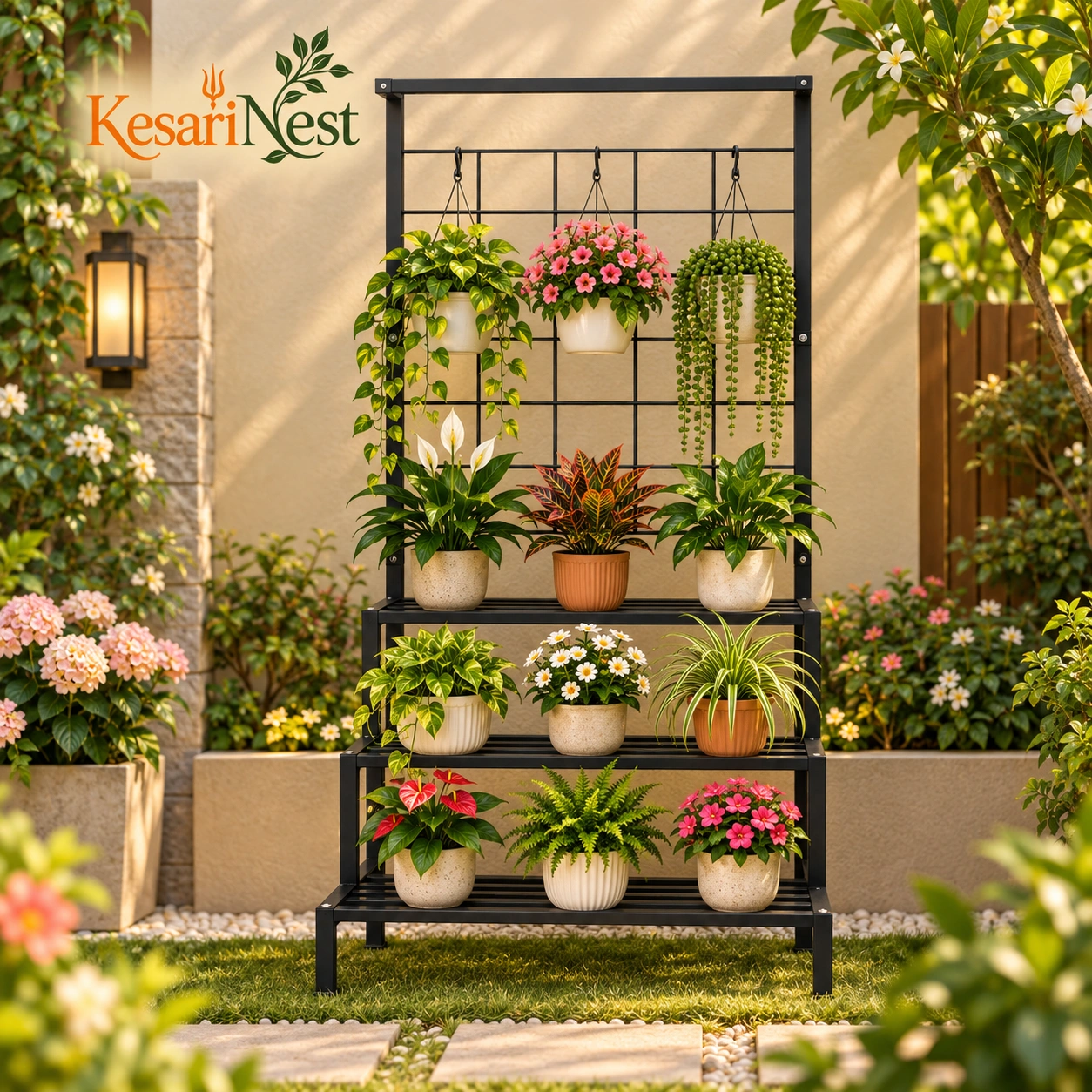 4-Tier Flower Pot Rack for Home & Balcony — slide 5