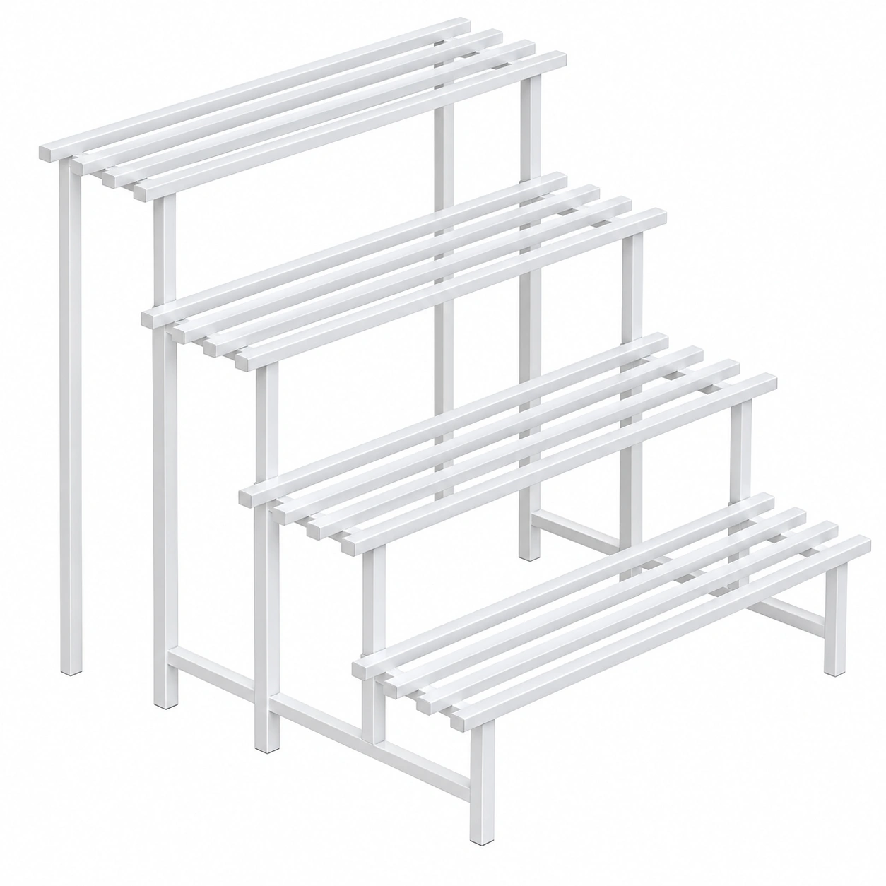 4-Tier Heavy Duty Metal Plant Stand